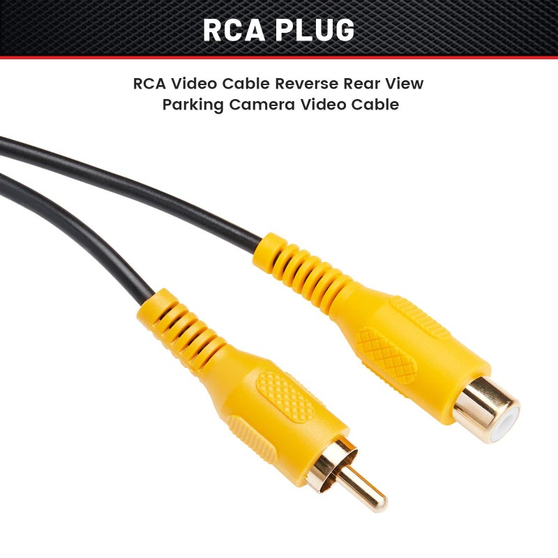 RED WOLF 24 PINS Backup Camera T-Harness for 2014-2019 Toyota 4Runner Tacoma Highlander Sienna Add on Aftermarket Reverse Camera to Factory OEM Stereo Display Navigation - Image 5